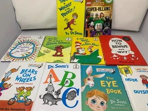 Mixed Lot of 10 Beginner Books by Dr. Seuss ABC, Sesame Street, LEGO Superheroes - Picture 1 of 12