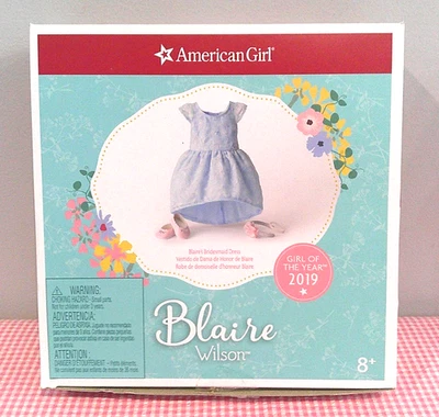 Новая в коробке кукла года American Girl 2019; платье подружки невесты Блэра - Изображение 1 из 3