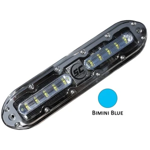 SHADOW CASTER SCM-10 LED UNDERWATER LIGHT W/20' CABLE BIMINI BLUE SCM-10-BB-20 - Picture 1 of 2