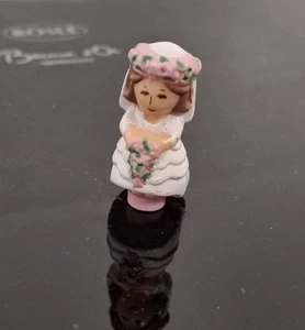 1992 Vintage Bluebird BBT Polly Pocket Bride Nancy Doll Figure 1989 Bridesmaid - Picture 1 of 8