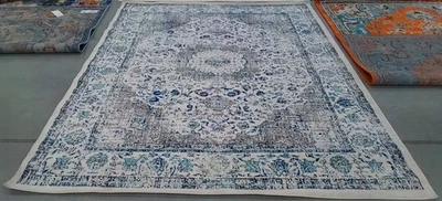 Tapete de mancha traseira marfim/cinza 8'-0" x 10'-0", preço reduzido 1172790844 EVK220D-8 - Imagem 1 de 4