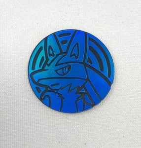 Pokémon Lucario Juego de Cartas Coleccionistas Sombras Ardientes Moneda - Azul Real 2017 - Imagen 1 de 2
