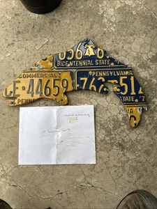 Pennsylvania License Plate Cody Fish 24” - Picture 1 of 6