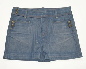 Citizens of Humanity Talla 25 Pantalón Plisado Cintura Baja Jean Falda De Colección Y2K 2000 - Imagen 1 de 6