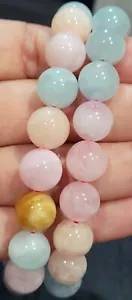Morganite Crystal 10mm Bracelet - Picture 1 of 4