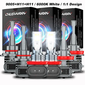For 2021 Ram 1500 BIG HORN CREW CAB PICKUP 4 DOOR 5.7L LED Headlight Fog Light - Picture 1 of 11