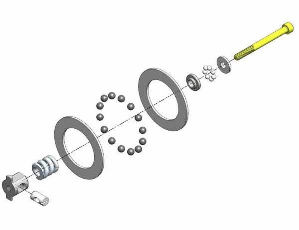 MIP 17065 Carbide Super Diff Rebuild Kit for TLR 22 Series - Image 1 of 1
