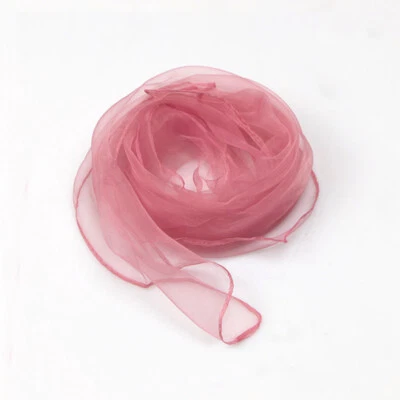 Mujeres Vintage Bufanda Cuello Elegante Chifón Envoltura Pelo Cabeza Cuello Corbata Regalo Súper Ligero✔ Foto 1 de 4