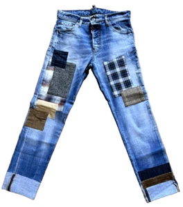 Dsquared2 blue denim cotton + elastane jeans color blue size 46 IT - Picture 1 of 12
