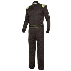 Traje de carreras Simpson Racing Renegade grande negro/lima RN02321 - Imagen 1 de 7