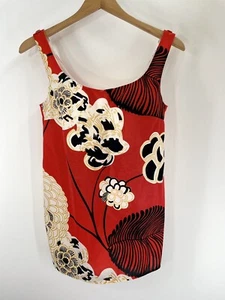 Vintage 60s 70s Swimsuit Top Sears Sea Star Size 12 Built In Bra 100% Nylon - Picture 1 of 20