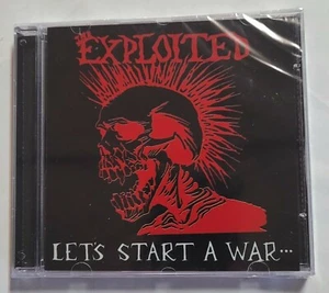 The Exploited Let's Start A War Said Maggie One Day CD Jewel Case Brazil Punk - Picture 1 of 2