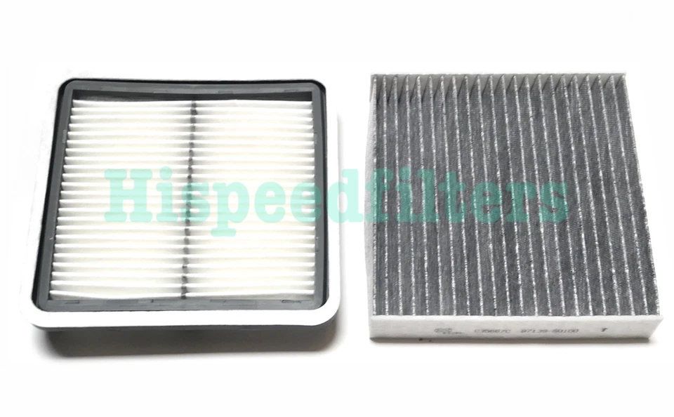 COMBO SET Engine & CARBONIZED Cabin Air Filter For Subaru Outback Legacy 10-19 - Image 1 of 1