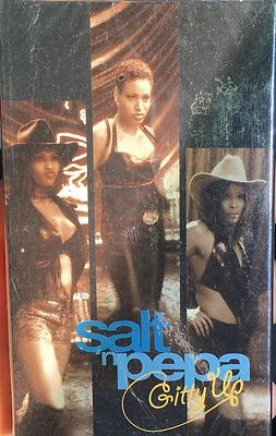 Salt N Pepa Gitty Up 1998 Rap Hip Hop Tape Single Sealed London Red Ant New - Image 1 of 2