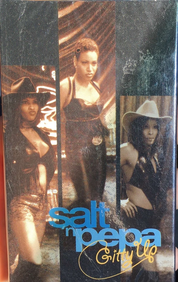 Salt N Pepa Gitty Up 1998 Rap Hip Hop Tape Single Sealed London Red Ant New - Image 1 of 2