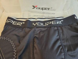 Pantalones Cortos Deslizantes Acolchados de Compresión Youper Prof Srs Best Youth con Bolsillo para Taza Talla L - Imagen 1 de 12