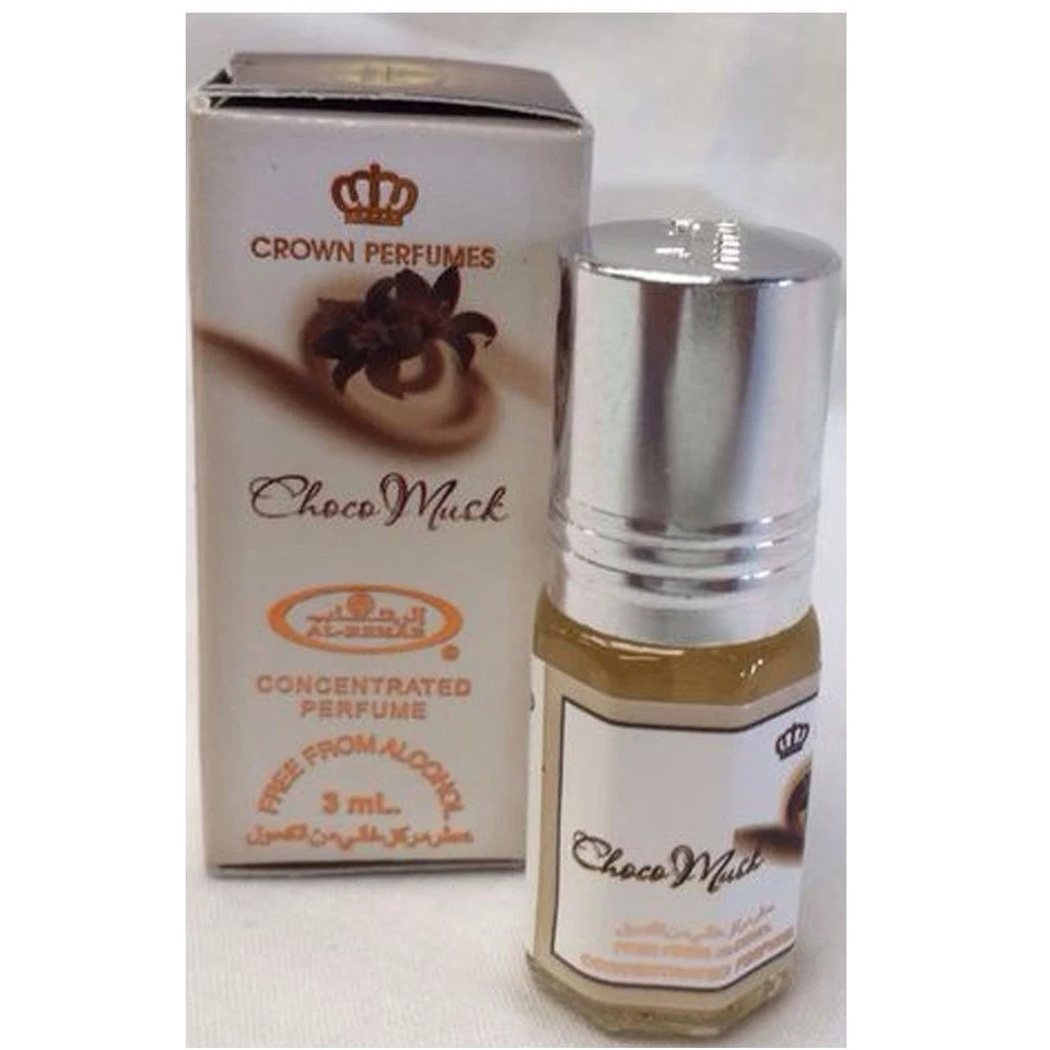 Genuine Perfume Oil Fragrance Roll On Alcohol Free Halal "Choco Musk" Al-Rehab
