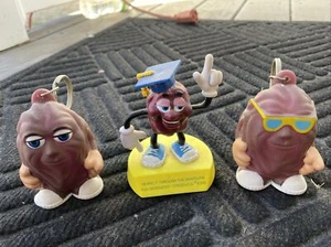 California Rosinen Figur & 2 Schlüsselanhänger - Bild 1 von 3