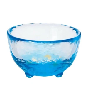 Sakazuki Guinomi Japanese glass Sake cup Morning Mist Tsugaru Vidro japan - Picture 1 of 5