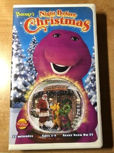 Barney's Night Before Christmas Never Seen On TV Music & Dance Hardcase VHS - Bild 1 von 7
