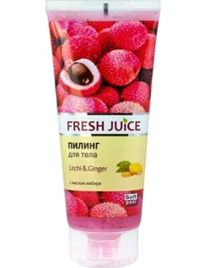 Body Peeling Shower Scrub Litchi & Ginger 200ml Fresh Juice 6005 - Picture 1 of 1