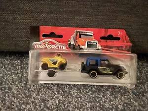 MAJORETTE · JEEP WRANGLER WITH TRAILER & QUAD BIKE · 1:64 · BRAND NEW & SEALED - Picture 1 of 4