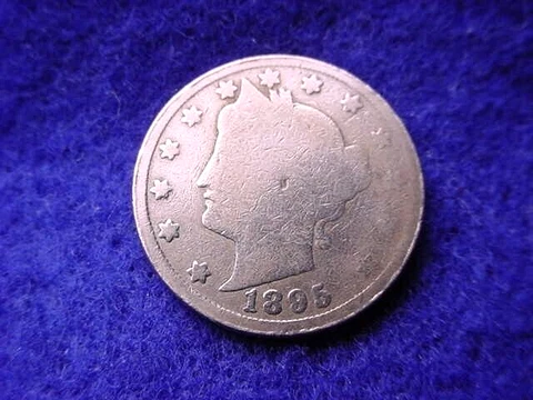 1895 LIBERTY NICKEL SEMI-KEY DATE COIN!!    #39 Cover