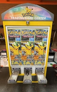 NOS Themed Pokemon Trading Card Center 3 Slot Vending Machine TCG Vendor - Picture 1 of 6