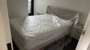 Gainsville Bedframe With 2 Bedside Tables - Picture 1 of 5