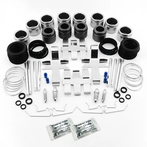 Front & Rear Brake Caliper Rebuild Kits & Pad Fittings For Subaru Impreza WRX - Picture 1 of 12