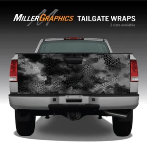 Camo "Chameleon Night" Truck Tailgate Vinyl Graphic Decal Wrap - Picture 1 of 1