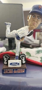 Jacob deGrom Bobblehead New York Mets Back to Back CY Young Award Winner SGA New - Picture 1 of 2