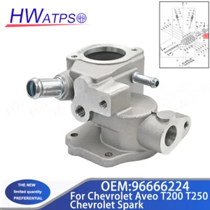 Carcasa termostato refrigerante 96666224 para Chevrolet Aveo Spark Matiz - Imagen 1 de 6