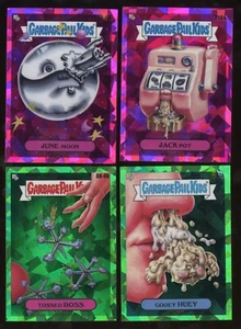 2024 Topps GPK Chrome Sapphire Purple/Green 4 Card Lot June Moon/Jack Pot - Foto 1 di 2