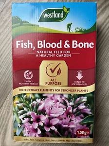 Westland Fish, Blood and Bone All Purpose Plant Food - 1.5kg - Picture 1 of 3