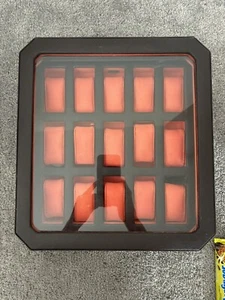 WOLF Windsor 15-teilige Uhrenvitrine braun & orange - Bild 1 von 11