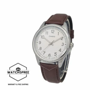 Reloj analógico para hombre Casio con correa de cuero marrón MTPV005L-7B4 - Imagen 1 de 1