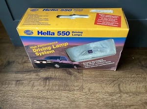 NOS NEW HELLA 550 DRIVING LAMP KIT High Peformance COMPLETE KIT w/BULBS & WIRE - Picture 1 of 8