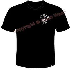 T-shirt DAD BOD BADGE t-shirt ufficiale scafo pongo uomo città festa del papà REGALO - Foto 1 di 6