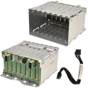 HP ProLiant DL380 G10 HDD Cage 8x SFF 871388-001 + Backplane 832305-002 + Kabel - Afbeelding 1 van 4