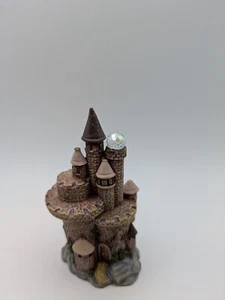 Vintage Spoontiques 1980er Schloss Figur Sammlerstück Kristallkugel 4 Zoll - Bild 1 von 7