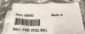 2PC SIMPLEX 6066052 Steel Ball Repair Part for PA91 PA95 Hydraulic Foot Pump. - Picture 1 of 2