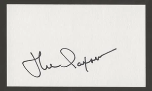 John Paxson signed autograph auto 3x5 index card Basketball NBA Player S1080 - Picture 1 of 1