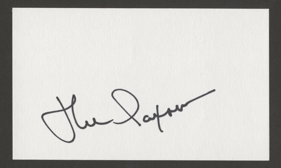 John Paxson signed autograph auto 3x5 index card Basketball NBA Player S1080 - Image 1 of 1