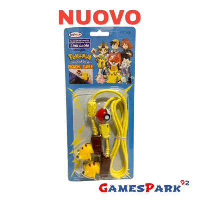 Link Cable cavo per Game Boy Pokémon Pikachu per game boy color pocket nintendo - Immagine 1 di 3