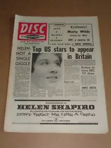 Disc - April 15 1961 Helen Shapiro cover (Marty Wilde/Siw Malmkvist/Bert Weedon) - Imagen 1 de 1