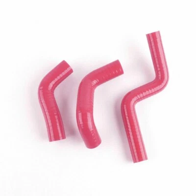 Manguera de refrigerante de radiador de silicona roja para Kawasaki KX85 KX100 2014 2015 2016 2017 Foto 1 de 3