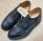 Genuine British Army Black Leather Officers Parade Service Shoes 6M Uk #244