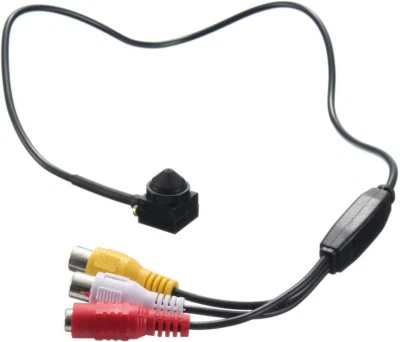 - Mini Telecamera Cctv Cam per Dvr Con Filo CCTV a CONO 205 1200TVL Audio Video  - Immagine 1 di 4