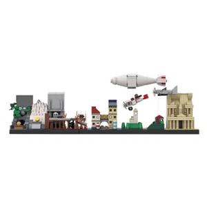 City: Skyline Indiana Jones Building Model Building Blocks Toys Ornaments Gift - Picture 1 of 2